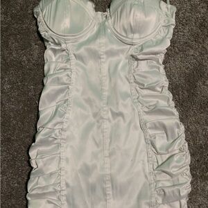 Elegant White Mini Dress